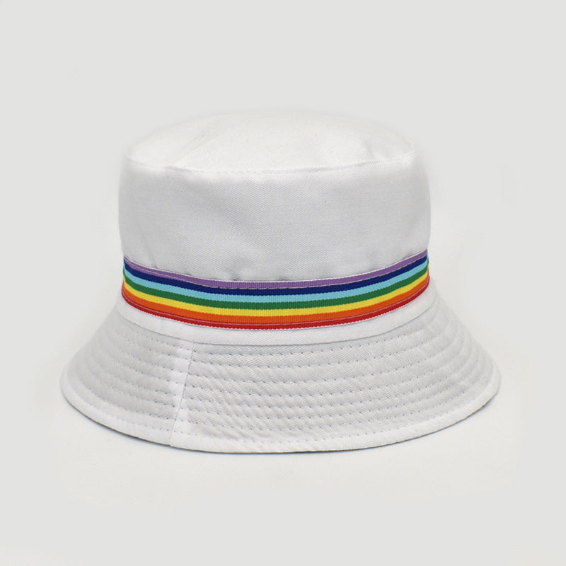 Wholesale Cotton LGBT Rainbow Bucket Hat